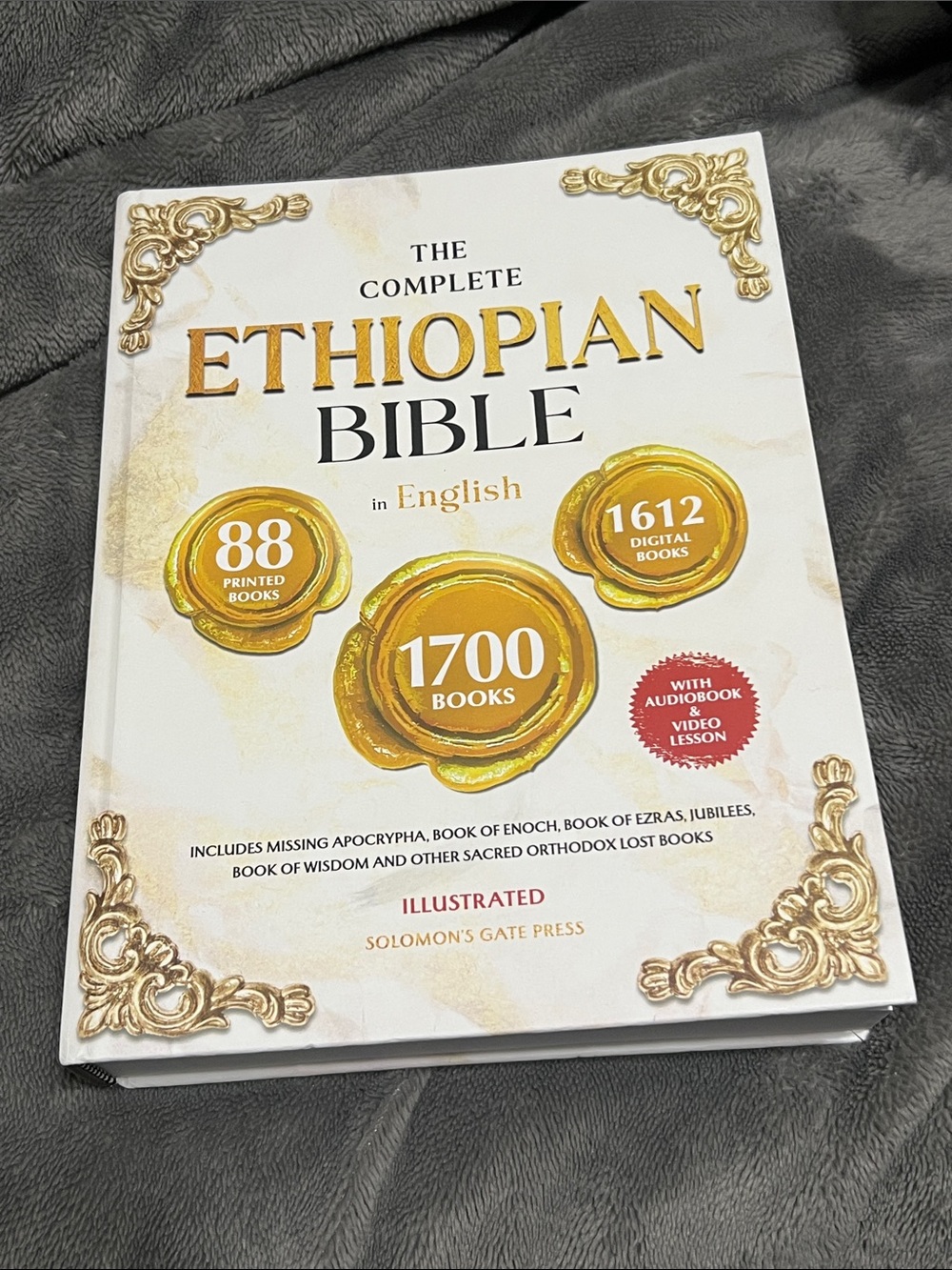 The Complete Ethiopian Bible - White/Gold